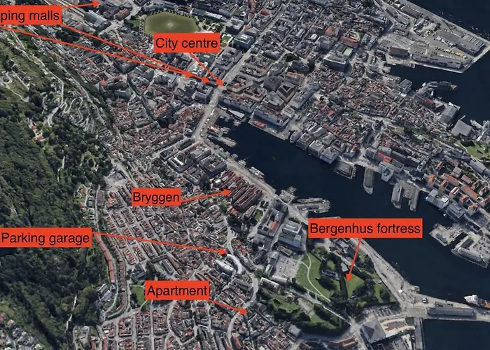 Family Friendly 3br - Quiet Area - Behind Bryggen Apartment *