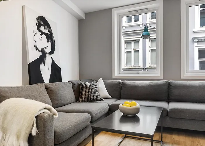 아파트 Family Friendly 3br - Quiet Area - Behind Bryggen 베르겐