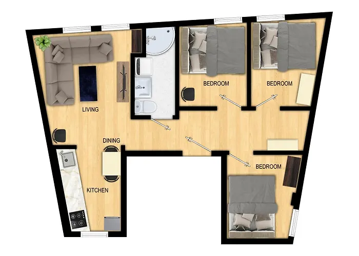 Family Friendly 3br - Quiet Area - Behind Bryggen Apartment Bergen
